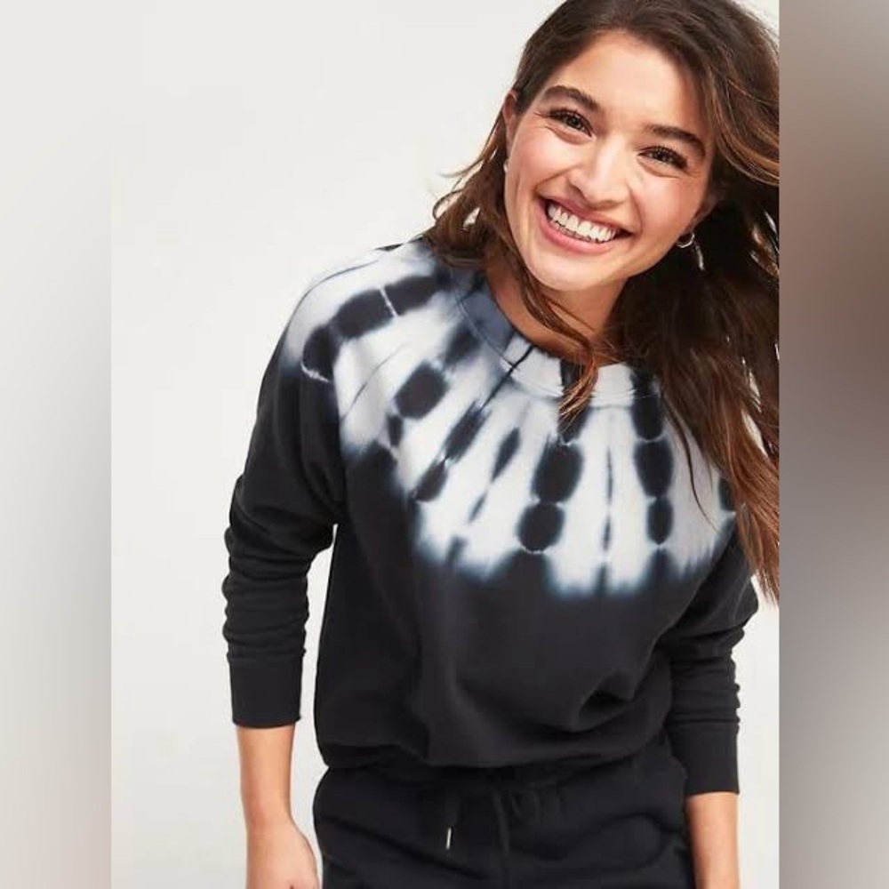 Old Navy Vintage Crew Tie Dye Sweatshirt
